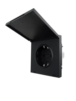 ZIMA Розетка с крышкой 704-4288-123BQC