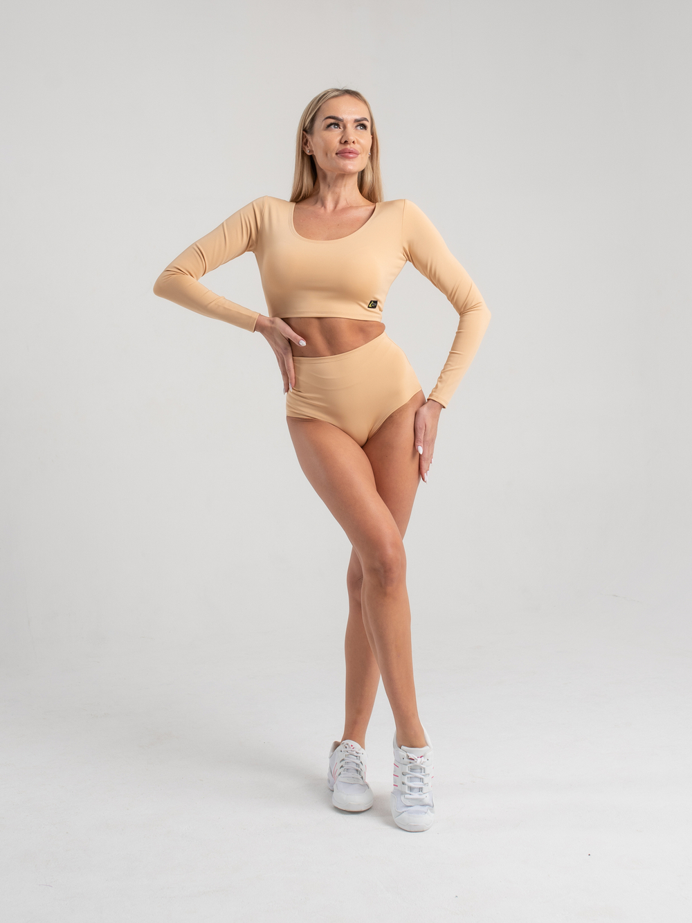 Pin Up Style Shorts, Nude