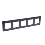 Рамка 5 постов антрацит ETIKA Legrand