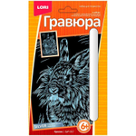 Гравюра серебро 10*15см "Кролик" (Lori)