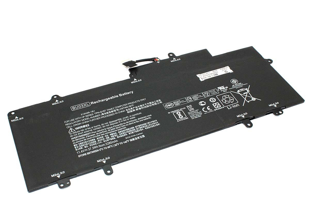 Аккумуляторная батарея для ноутбука HP Chromebook 14-AK010NR (BU03XL) 11.4V 3280mAh
