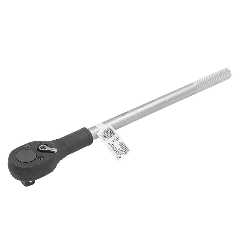 Трещотка реверсивная с накаткой 3/4''(24зуб., L-510мм) FORCEKRAFT FK-8026500