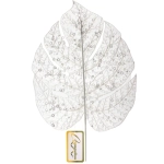 Ветка декоративная «Сказочный папоротник» 40 см, Белый