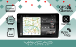 Магнитола для Toyota 200х100мм (рамка 9) - Vaycar VA77U-0007-2K на Android 13, 8-ядер, 2K QLED, ТОП процессор, CarPlay,4G SIM-слот