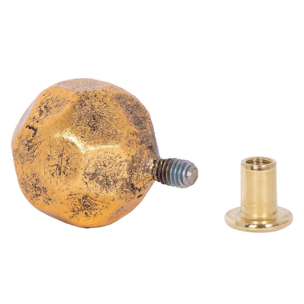 Ручка мебельная Сфера фацет 30 Амбер