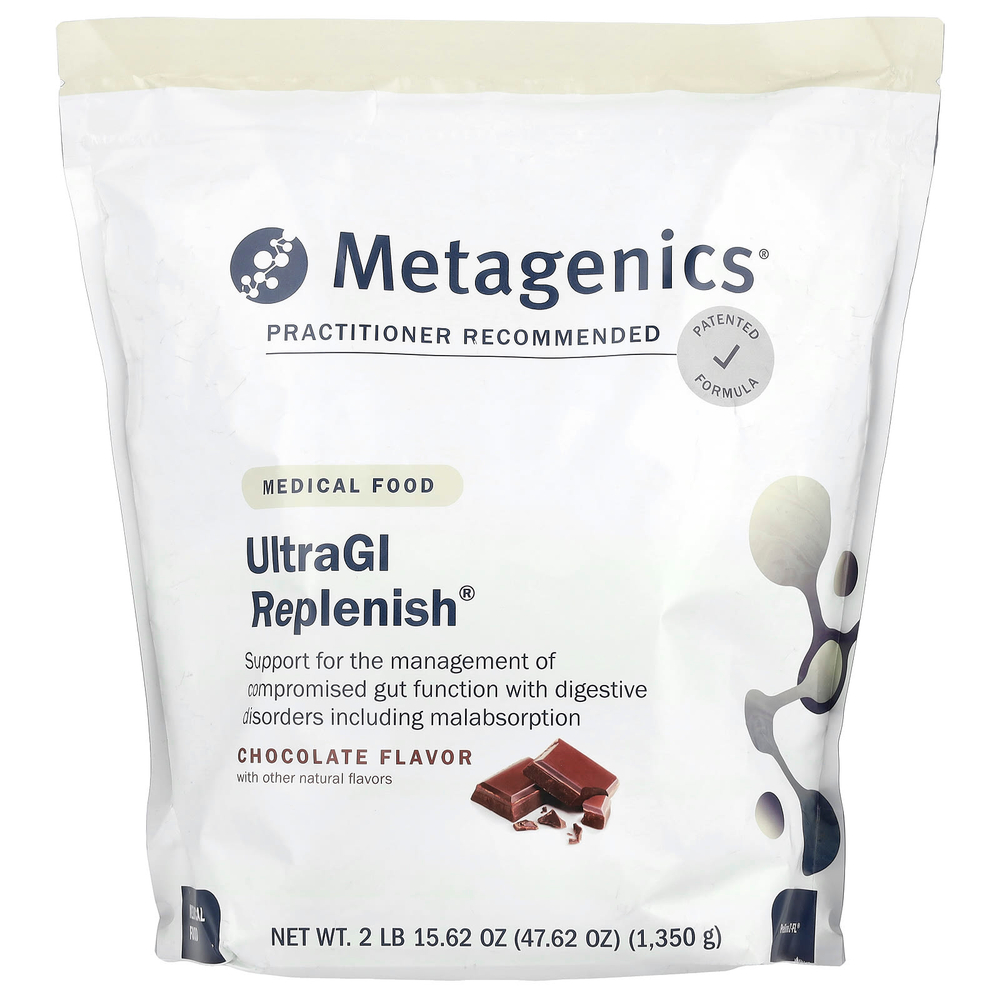 Metagenics, UltraGI Replenish®, шоколад, 1350 г (47,62 унции)