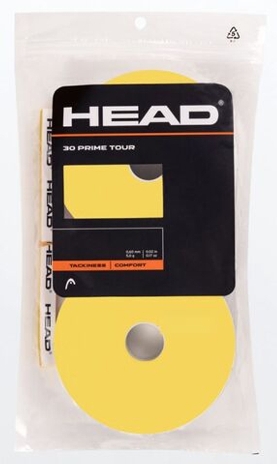Теннисные намотки Head Prime Tour 30P - yellow