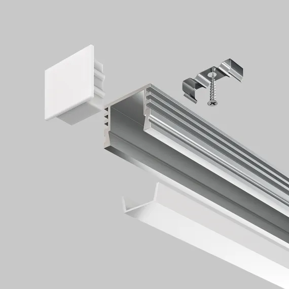 Алюминиевый профиль накладной 16x12 (Серебро, 2 м), ALM005S-2M Led Strip alm005s-2m