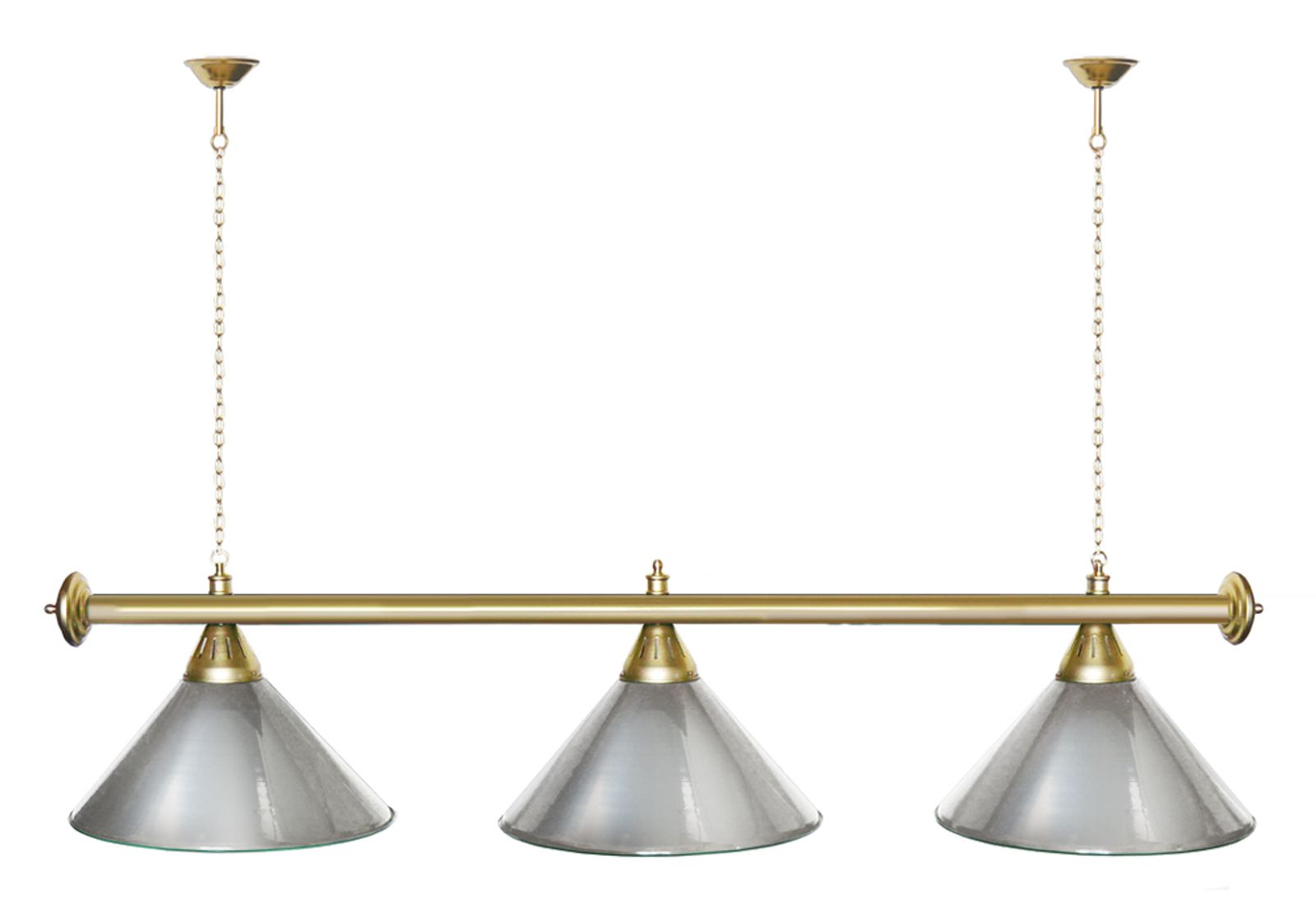 Лампа STARTBILLIARDS 3 пл. (плафоны зеленые,штанга золотая,фурнитура золото) фото №42