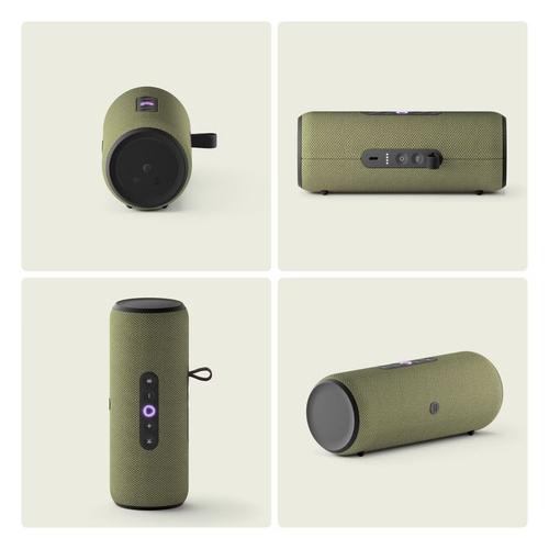 Умная портативная колонка Яндекс Станция Стрит с Алисой, зеленая, 30 Вт