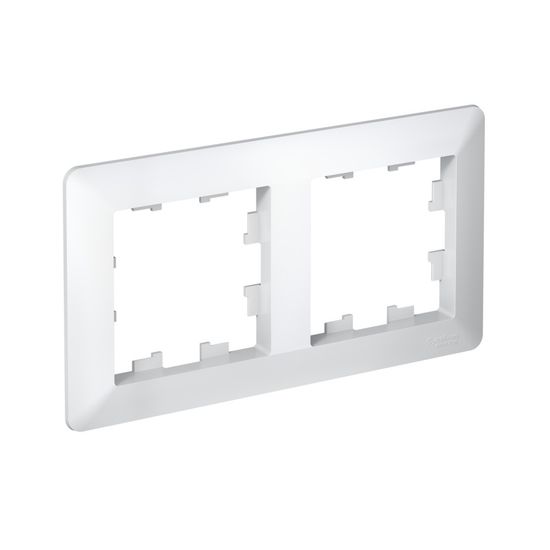 Рамка 2-м AtlasDesign Air бел./дым. бел. SE ATN220102