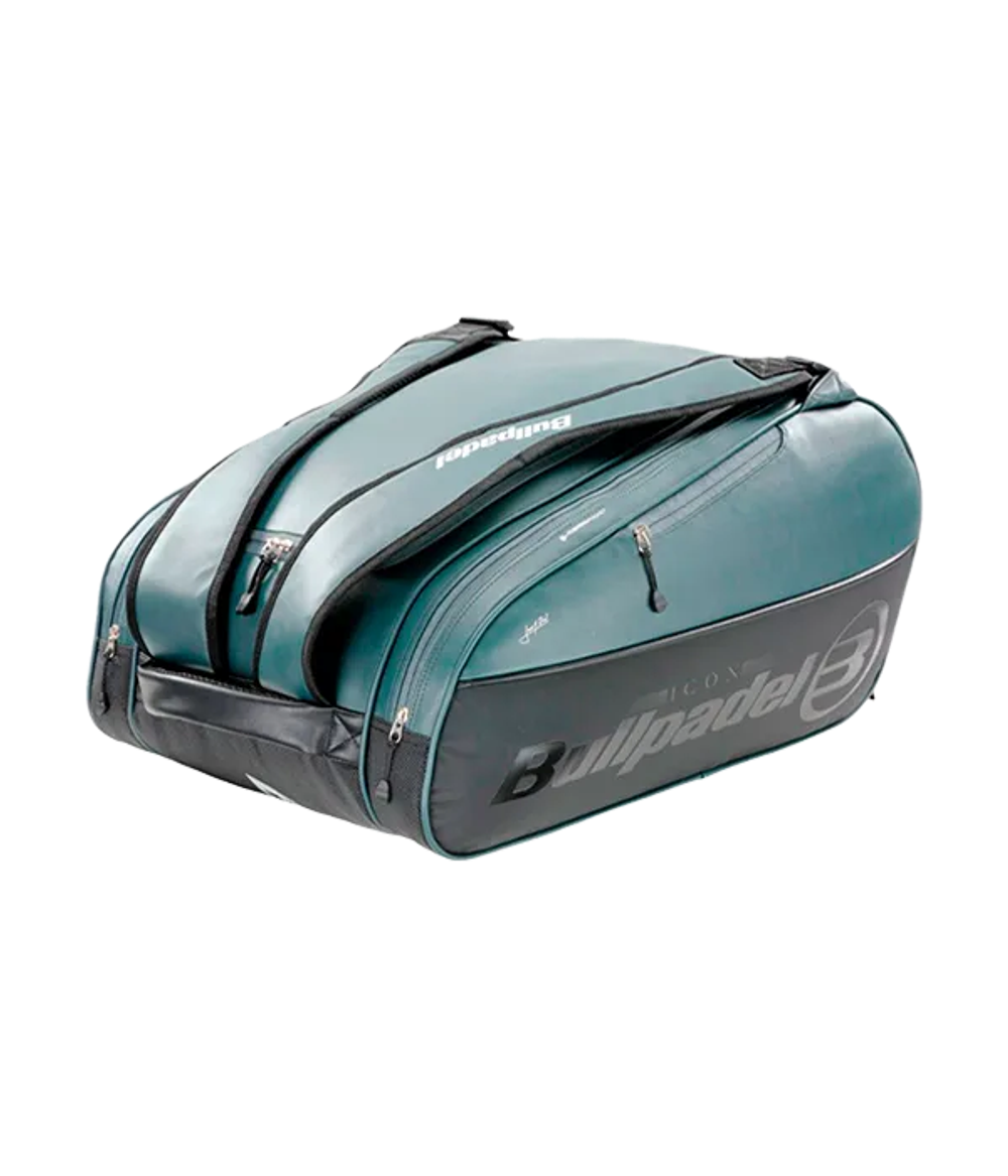 Сумка для падел Bullpadel Graphite Icon 2025 John M. Diaz, термокарманы и вентиляция