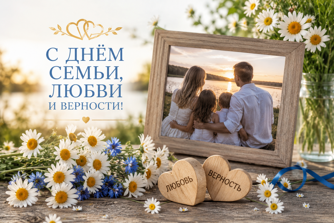 С Днём семьи, любви и верности! 🤍🌼