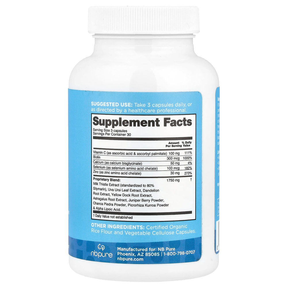 NB Pure, Liver Fend®, очищение, 90 капсул