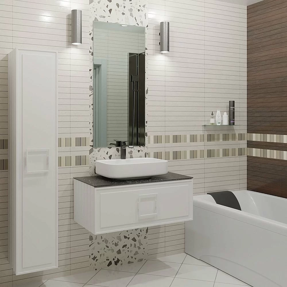 Пенал LA FENICE Cubo Bianco 30 белый/ручка белая