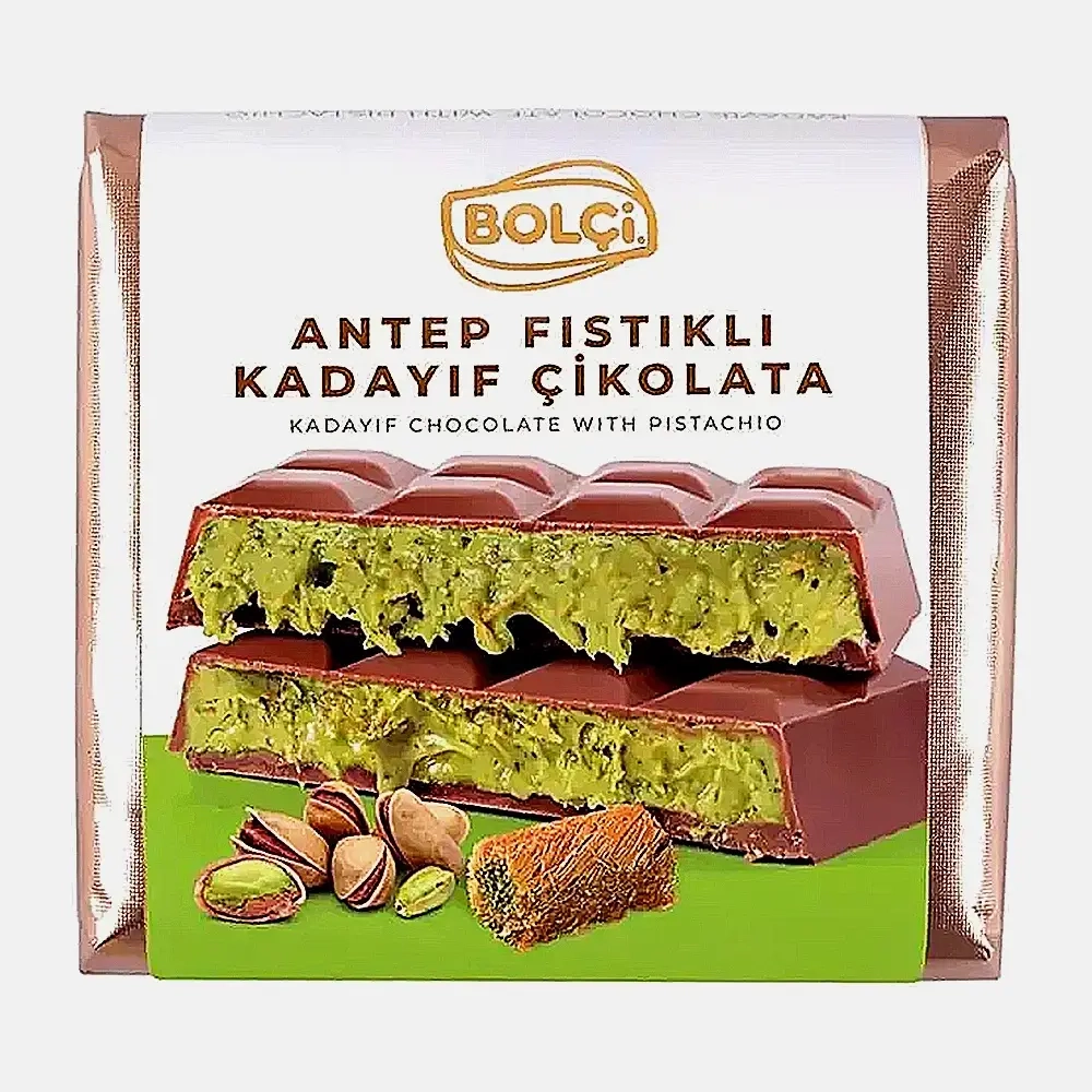 Молочный шоколад с фисташковой начинкой Bolci 100г
