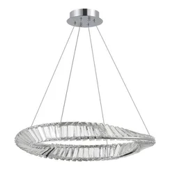 SL6204.101.01 Светильник подвесной ST-Luce Хром/Прозрачный LED 1*32W 4000K RITORTO
