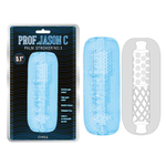 Голубой текстурированный мастурбатор Palm Stroker No.3 (Цвет: голубой)