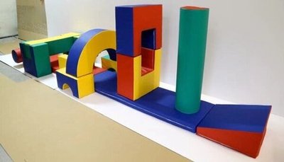 Детский игровой спортивный набор Полоса препятствий 5 метров 15 эл.