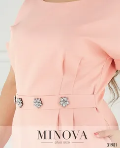 Платье 8611-пудра Minova