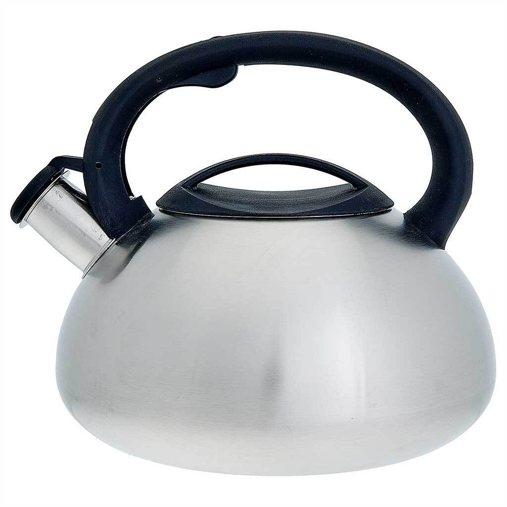 Чайник со свистком 3 л из нержавеющей стали, индукционное дно WEBBER BE-0587 сатин