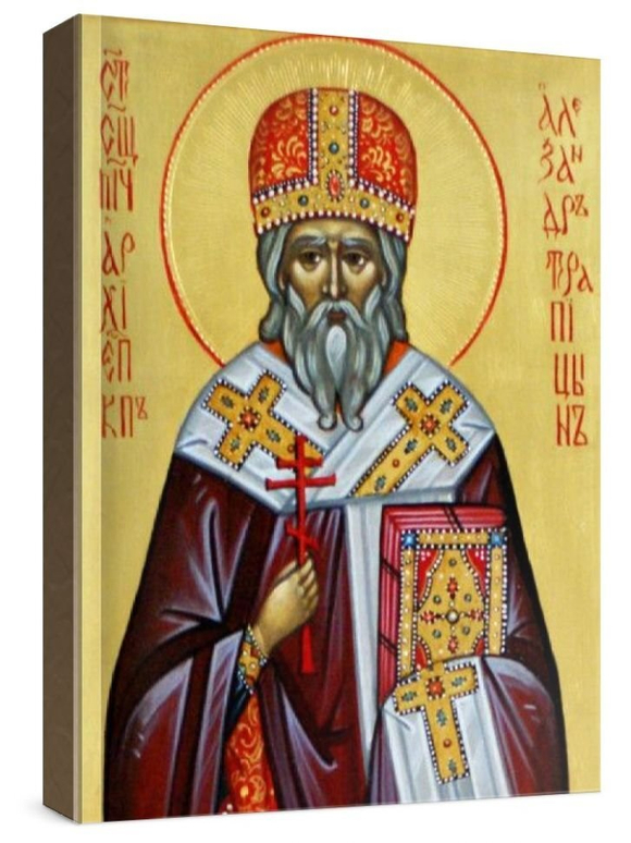 Александр Трапицын (рукописная икона)