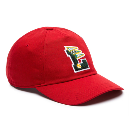 Теннисная кепка Lacoste Men’s Pennants L Organic Cotton Cap - red - Red