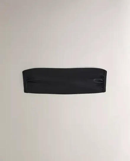 ZARA HOME ПЛЯЖНЫЙ ТОП-БИКИНИ-БАНДО, ЧЁРНЫЙ