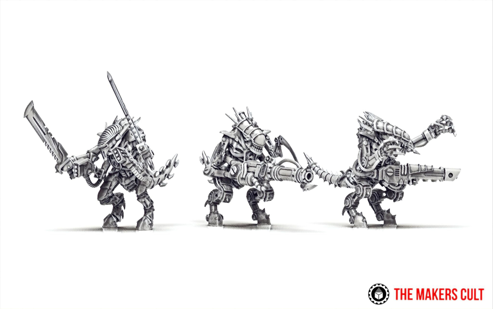 Железный Улей Воины тиранид Iron Hive - Warriors set 1