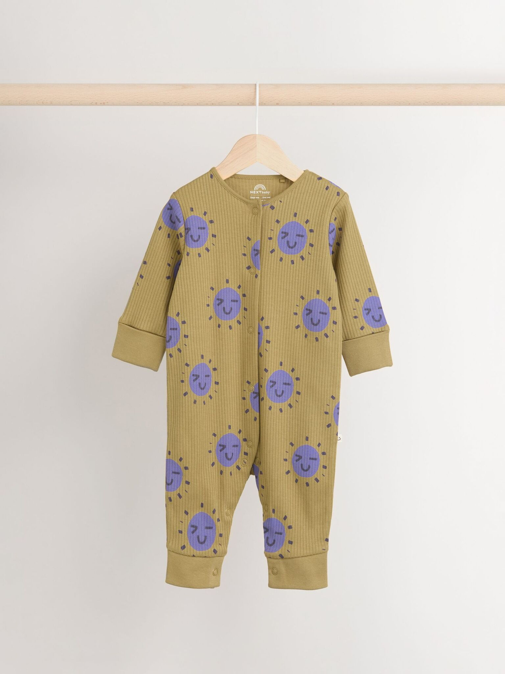 Комбинезон / Cлип для малышей Next B41-214, 3 шт., Фиолетовый, Зеленый