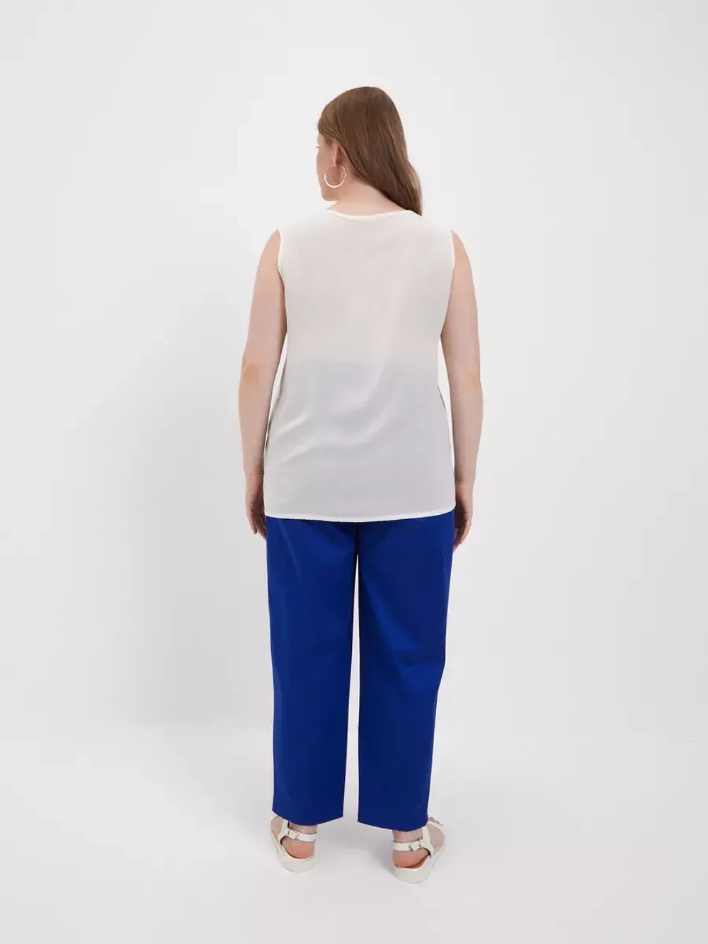 Майка, топ под пиджак однотонная