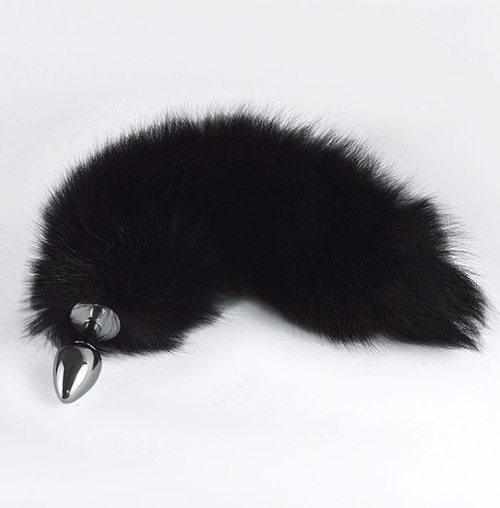 Анальная пробка Sitabella 8033 с хвостом, D 2,6 см, хвост 30 см