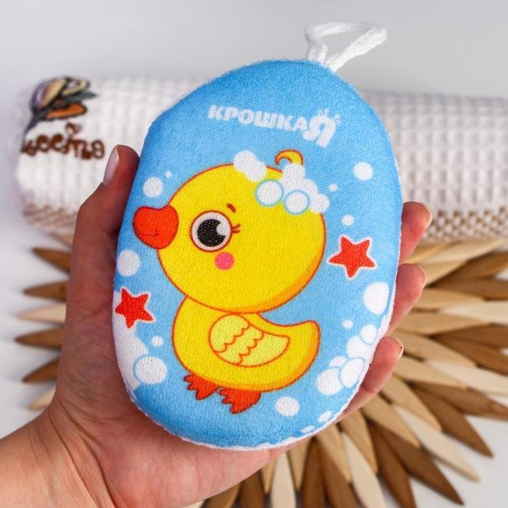 4756861 Мочалка махровая "Уточка"