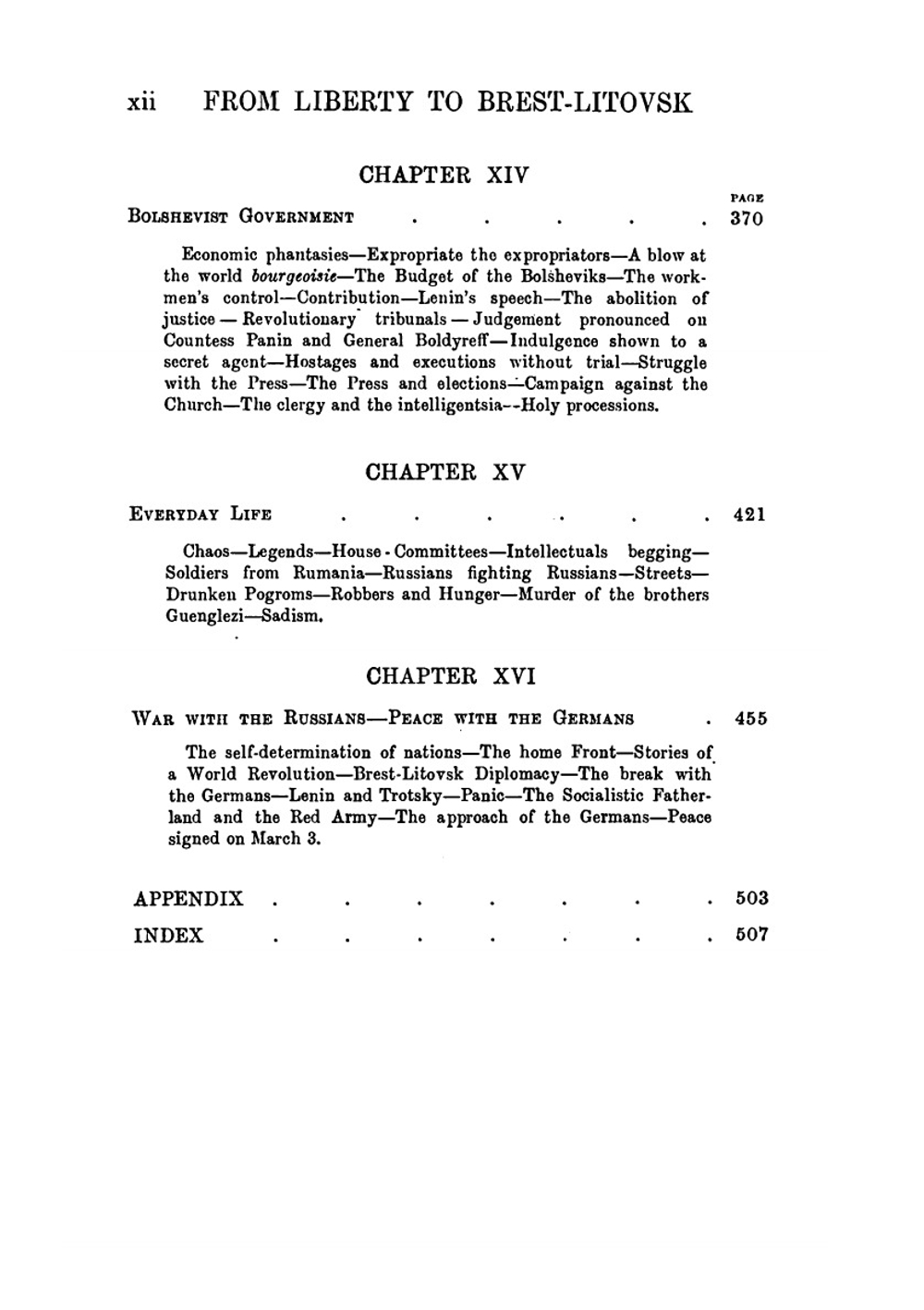 From liberty to Brest-Litovsk. the first year of the Russian revolution | Ariadna Tyrkova-Williams