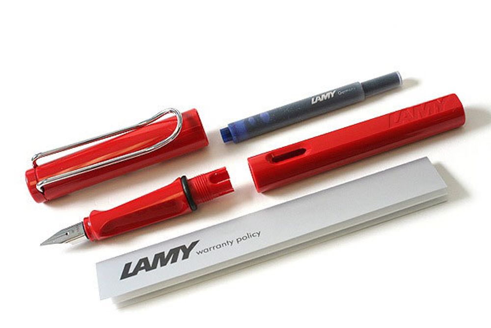 Перьевая ручка Lamy 016 Safari красный EF (4000178)