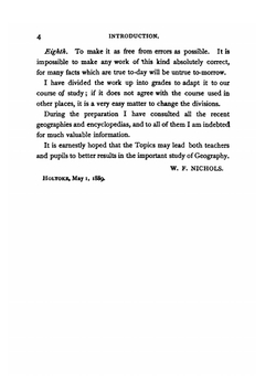 Topics in Geography | Wilbur Fisk Nichols