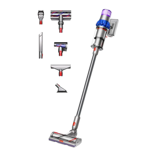 Беспроводной вертикальный пылесос Dyson V15 Detect Extra (SV47), Blue / Nickel (Синий / Никель)