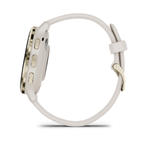 Умные часы Garmin Venu 3S 41 мм Безель из нержавеющей стали из мягкого золота, корпус из слоновой кости и силиконовый ремешок