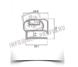 Уплотнитель для морозильника Юрюзань 111 м.к. 320х590 мм (014)