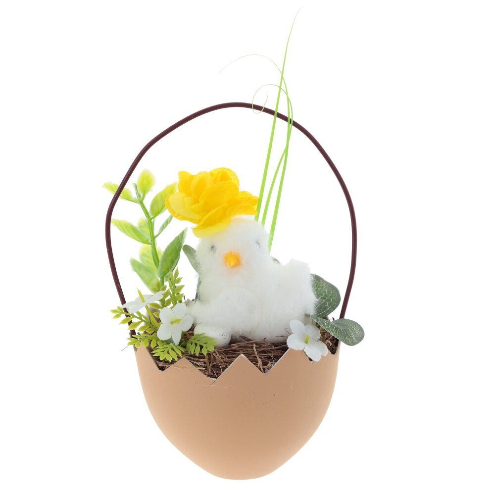 GAEM Изделие декоративное "Корзина пасхальная", L9 W9 H16 см, 3в.