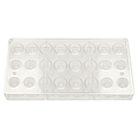 Форма для шоколада "Полусфера", 24 ячейки 24*12 мм, поликарбонат, P.L. Proff Cuisine