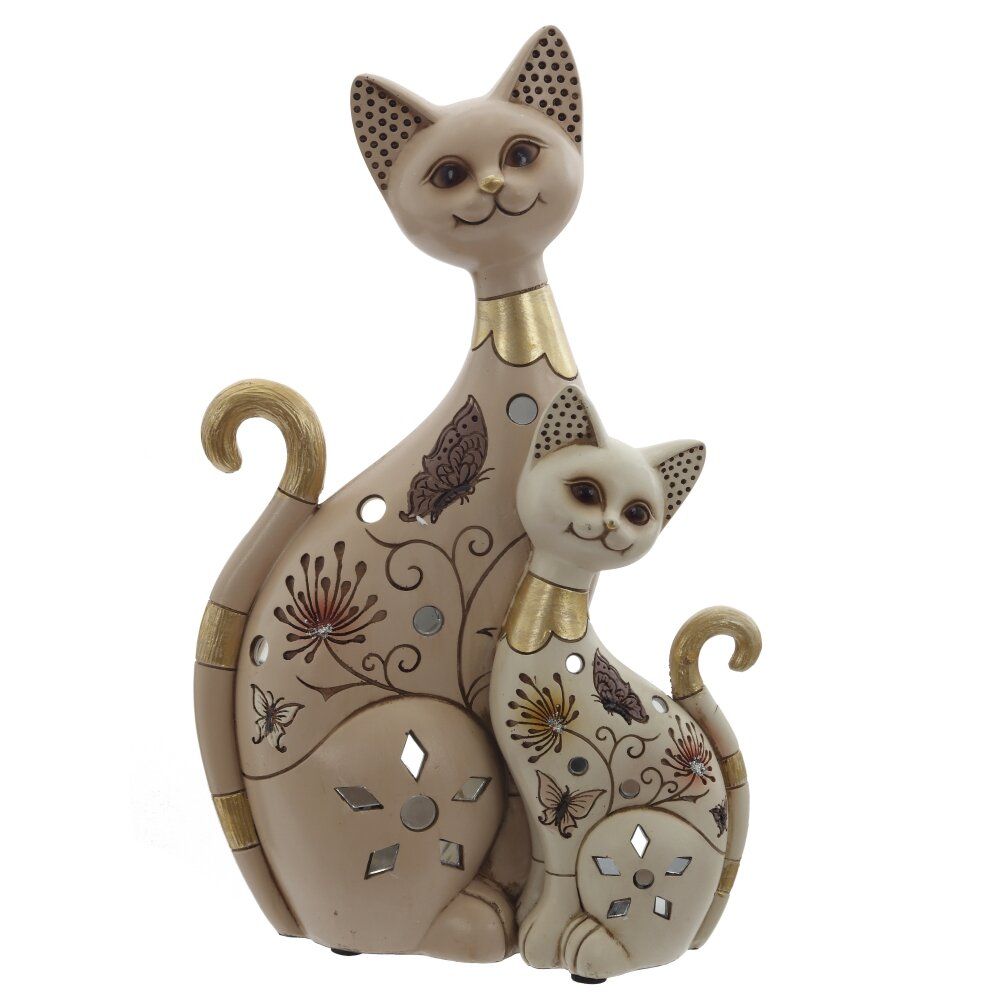 GAEM Фигурка декоративная "Кошка с котенком", L16 W7,5 H26,5 см