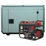 Генератор бензиновый SUNREKA G10000TEAX с кожухом Geon 1400SS RAL 7031