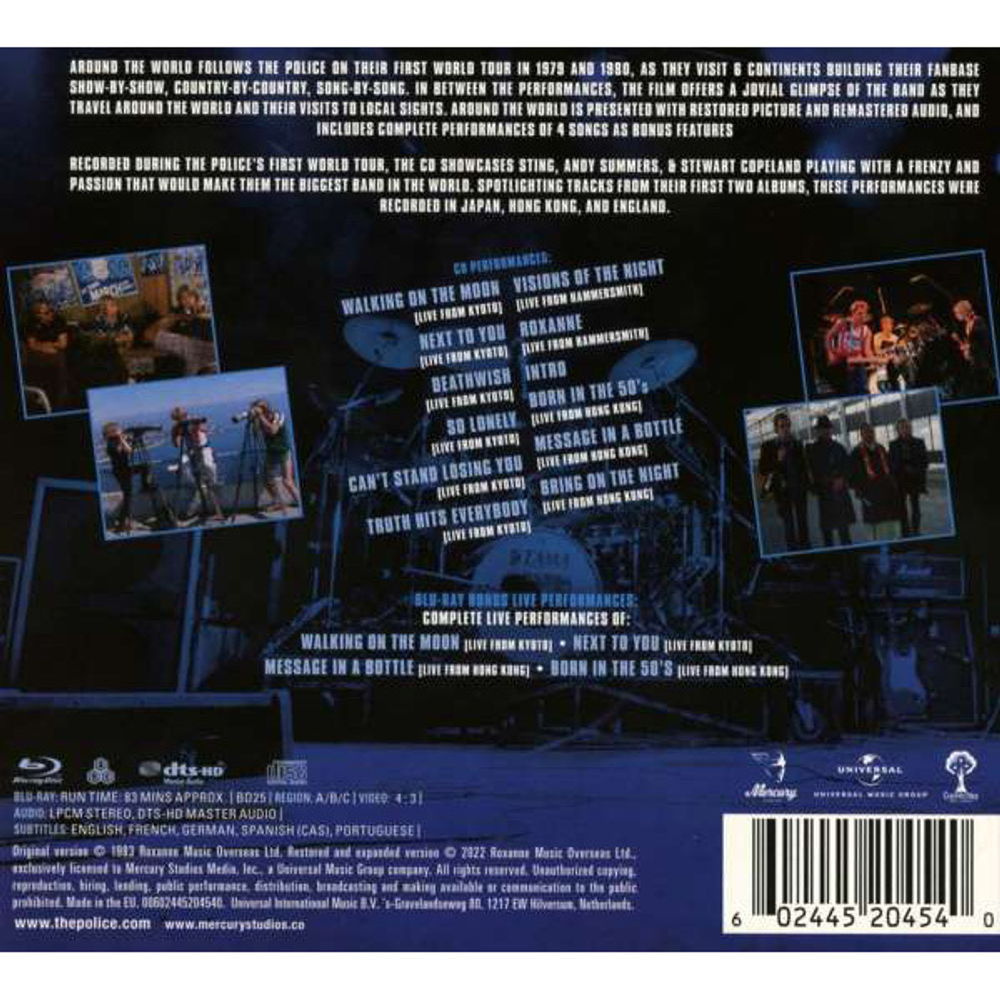 The Police / Around The World (Restored & Expanded)(Blu-ray+CD)