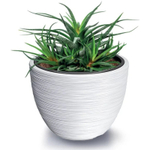 Кашпо Prosperplast Furu d56.9 h44.5 см белый с вкладышем