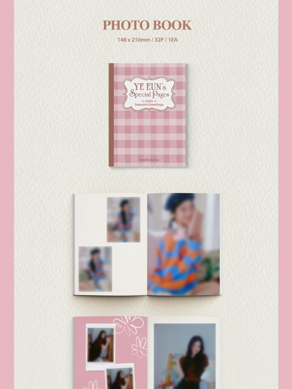 товары SHIN YE EUN - YE EUN'S SPECIAL PAGES 2025 SEASON'S GREETING