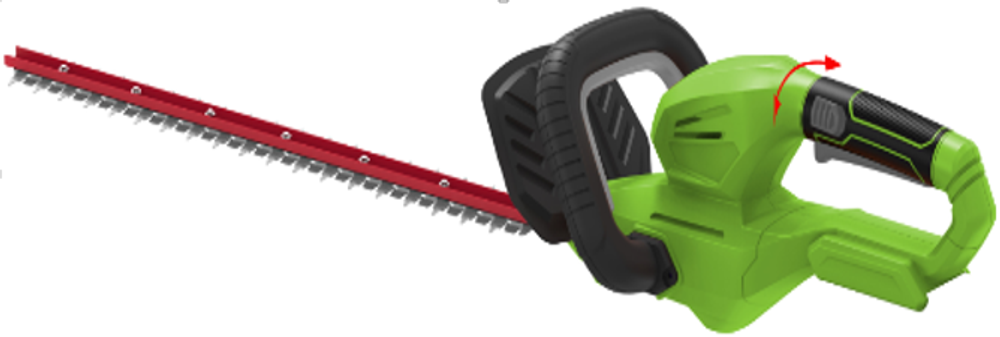 Аккумуляторный кусторез Greenworks G24HT56,2205507, 24v, 56см, без АКБ и ЗУ