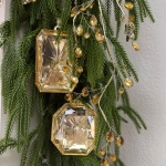 Ёлочное украшение «DIAMOND - Elegant» 8,7*3,7*10 см, Золото