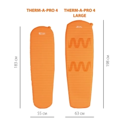 Ковер самонадувающийся BTrace Therm-a-Pro 4 Large 198*63*3.8 см