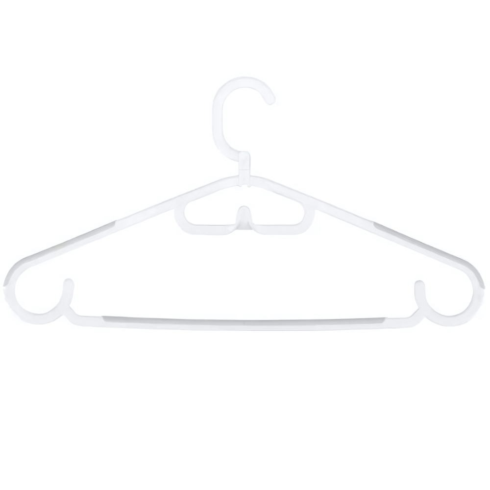 Вешалка антискользящая daily с поворотным крючком р.48-50 (белый)